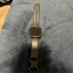 Fitbit Black Smartwatch with Sleek Design